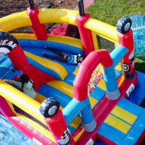 Hüpfburg Crazy Cars