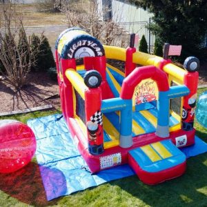 Hüpfburg Crazy Cars